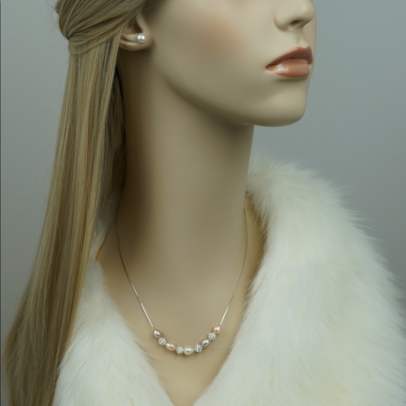 Genuine Freshwater Rice Pearl Necklace - Picture 9 of 13